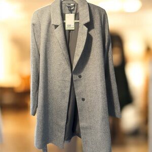 H&M Classic Gray Trench Coat